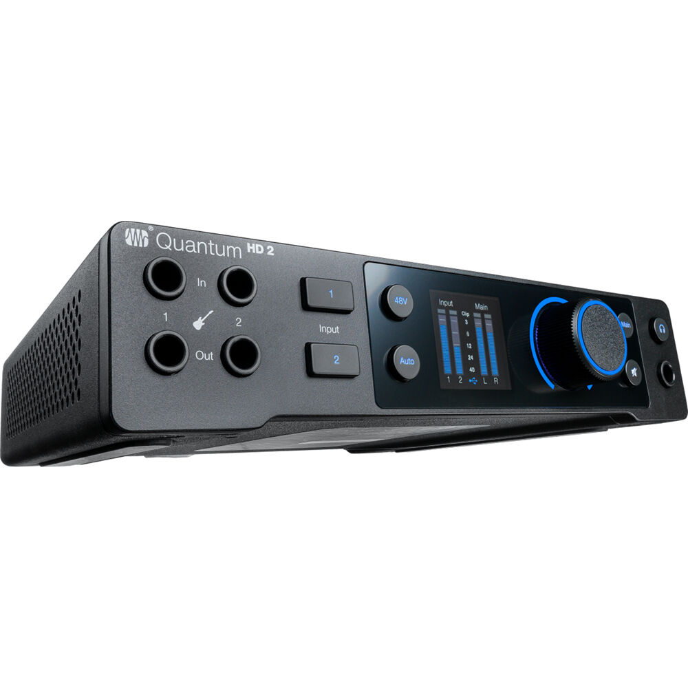 Interfaz de Audio PreSonus Quantum HD 2 USB-C: Potente y Versátil para Productores y Músicos 1811738-REG Interfaz de Audio PreSonus Quantum HD 2 USB-C: Potente y Versátil para Productores y Músicos 1811738-REG