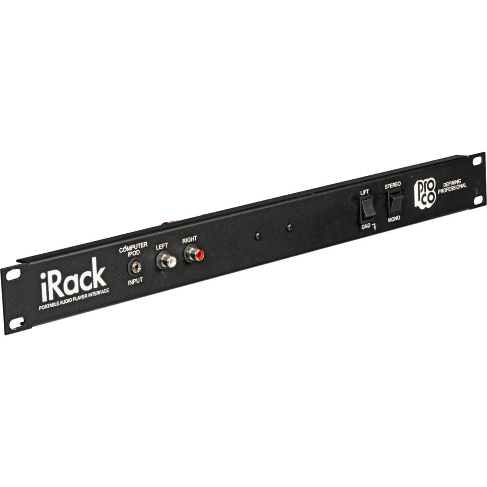Interfaz de Reproductor de Audio Portátil Pro Co Sound iRack: Conecta Dispositivos de Audio a Sistem 626579-REG Interfaz de Reproductor de Audio Portátil Pro Co Sound iRack: Conecta Dispositivos de Audio a Sistem 626579-REG