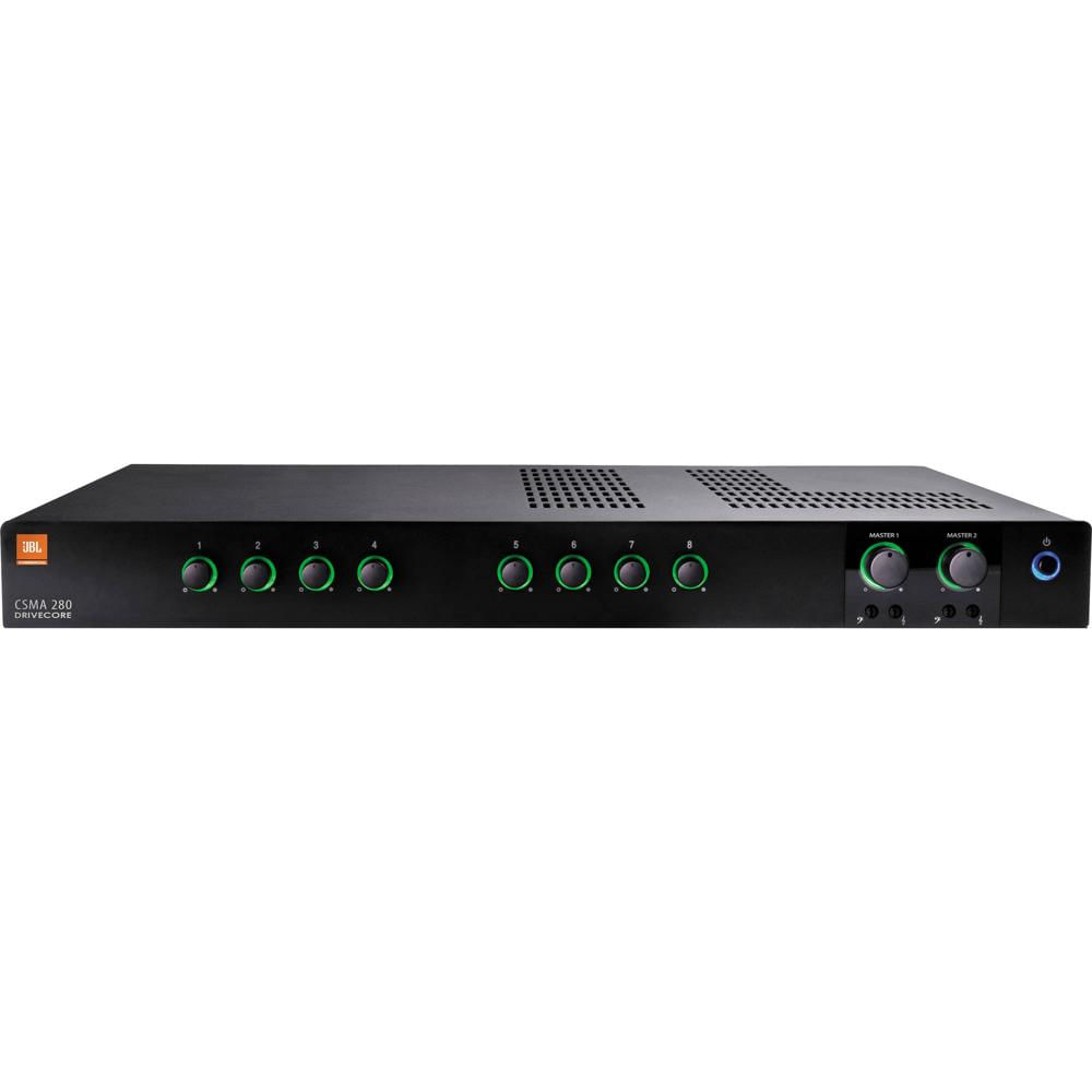 JBL CSMA 280 Mezclador/Amplificador Comercial: 80W, 8 Canales de Entrada, 2 de Salida, Compatible co 1025325-REG JBL CSMA 280 Mezclador/Amplificador Comercial: 80W, 8 Canales de Entrada, 2 de Salida, Compatible co 1025325-REG