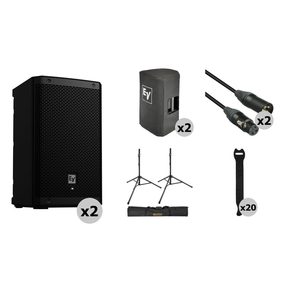 Electro-Voice ZLX-8P-G2 Kit de Altavoces Activos de 8 Electro-Voice ZLX-8P-G2 Kit de Altavoces Activos de 8