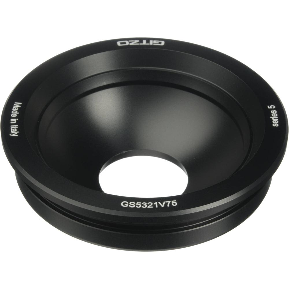 Adaptador de Cabeza de Bola de 75mm Gitzo para Trípodes SYSTEMATIC Serie 5 898108-REG Adaptador de Cabeza de Bola de 75mm Gitzo para Trípodes SYSTEMATIC Serie 5 898108-REG