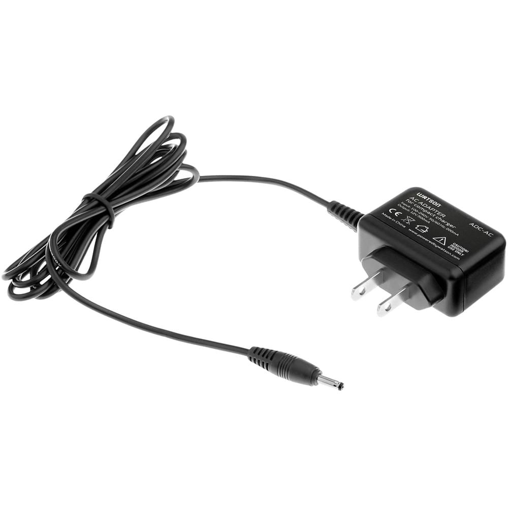 Adaptador de Corriente Watson para Cargador de Batería Compacto AC/DC - Uso Mundial 100-240 VAC, Sal 802568-REG Adaptador de Corriente Watson para Cargador de Batería Compacto AC/DC - Uso Mundial 100-240 VAC, Sal 802568-REG