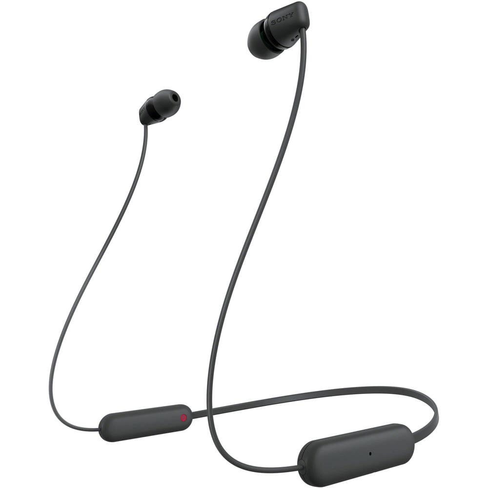 Auriculares In-Ear Inalámbricos Sony WI-C100 (Negro) - Sonido Balanceado, Resistencia al Agua, 25 Ho 1700539-REG Auriculares In-Ear Inalámbricos Sony WI-C100 (Negro) - Sonido Balanceado, Resistencia al Agua, 25 Ho 1700539-REG