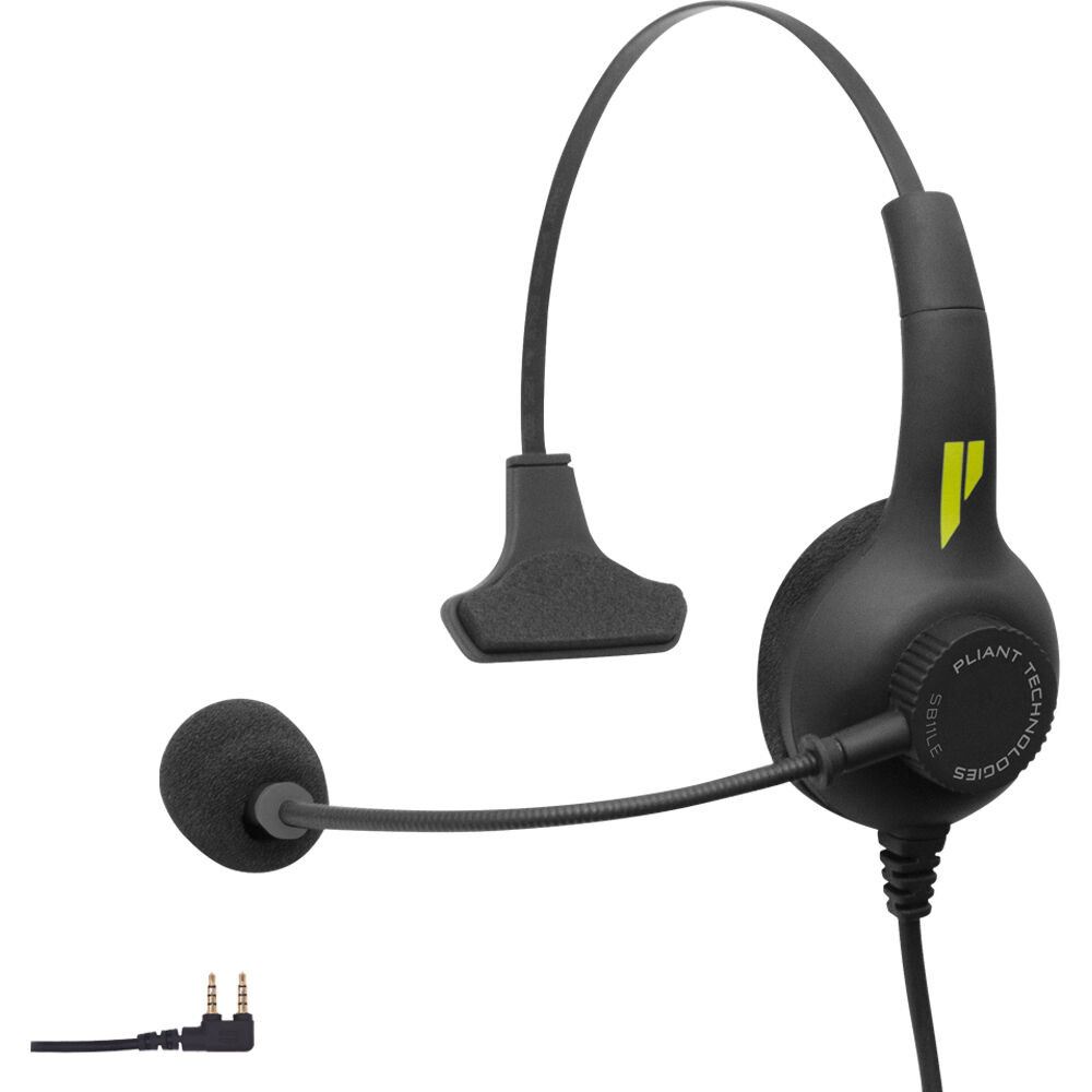 Auriculares Electret Pliant Technologies SmartBoom LITE de Un Solo Oído con Conectores Duales de 3.5 1807031-REG Auriculares Electret Pliant Technologies SmartBoom LITE de Un Solo Oído con Conectores Duales de 3.5 1807031-REG