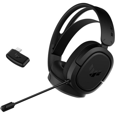 Auriculares Inalámbricos ASUS TUF Gaming H1 - Conectividad RF 2.4 GHz, Sonido Surround 7.1, Micrófon 1693483-REG Auriculares Inalámbricos ASUS TUF Gaming H1 - Conectividad RF 2.4 GHz, Sonido Surround 7.1, Micrófon 1693483-REG