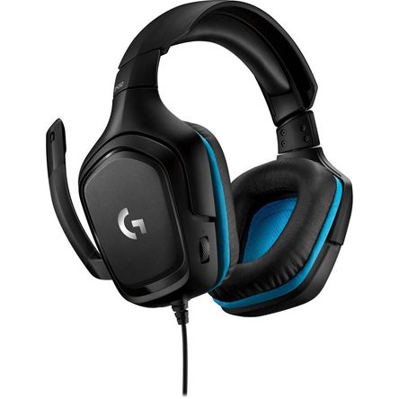 Auriculares Gaming Logitech G G432 con Sonido Virtual 7.1, Drivers de 50mm, Micrófono Boom Integrado 1456196-REG