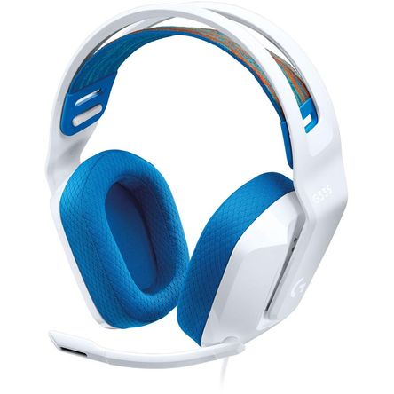 Auriculares Gaming Logitech G G335 con Cable (Blanco) - Drivers de 40mm, Micrófono Integrado, Almoha 1667471-REG