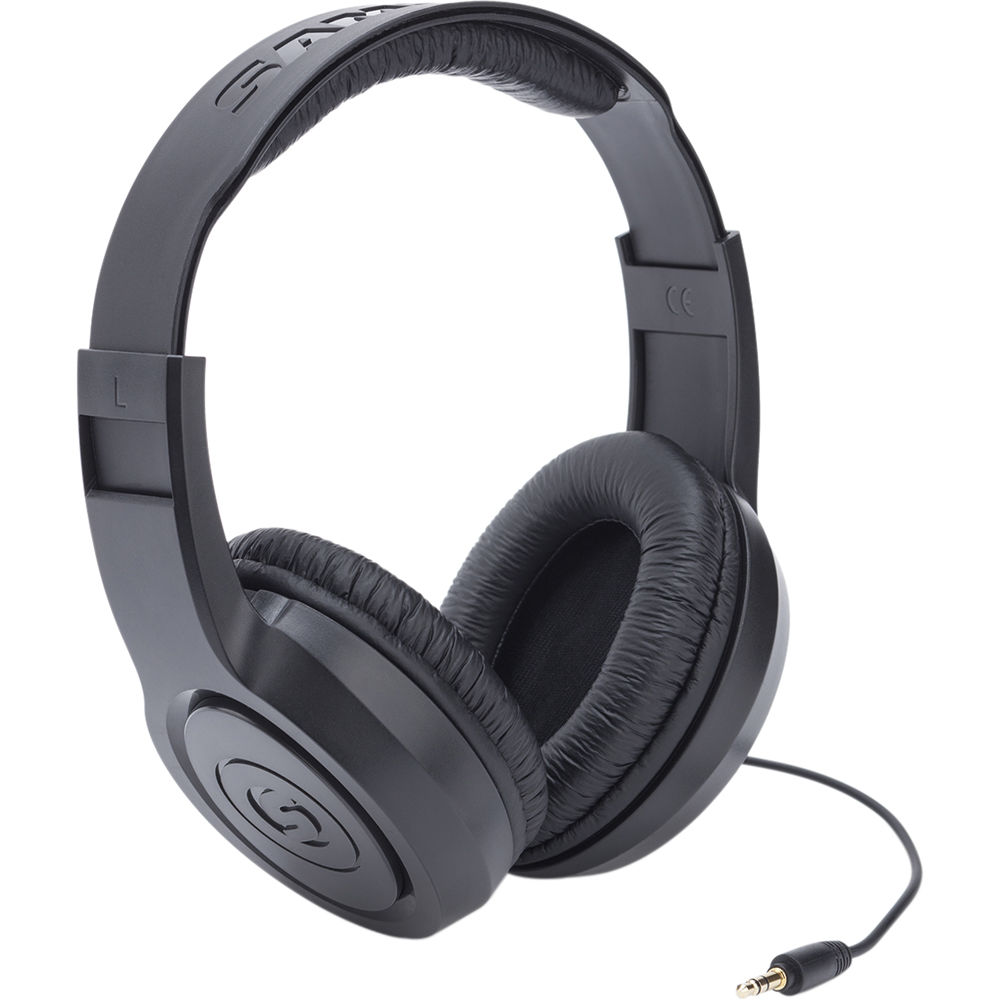 Auriculares Estéreo Over-Ear Samson SR350 (Negro) - Diseño Cerrado, Controladores de 35mm, Diadema A 1261474-REG Auriculares Estéreo Over-Ear Samson SR350 (Negro) - Diseño Cerrado, Controladores de 35mm, Diadema A 1261474-REG