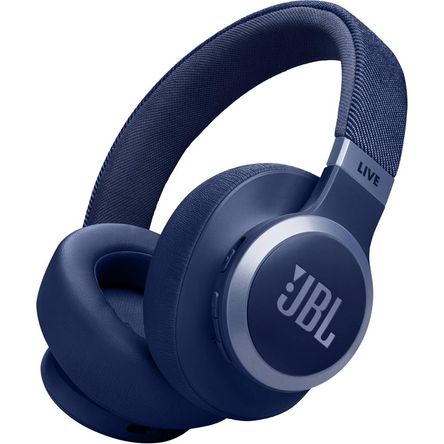 JBL Live 770 NC Auriculares Over-Ear con Cancelación de Ruido (Azul) - Sonido JBL Signature, Conecti 1808927-REG