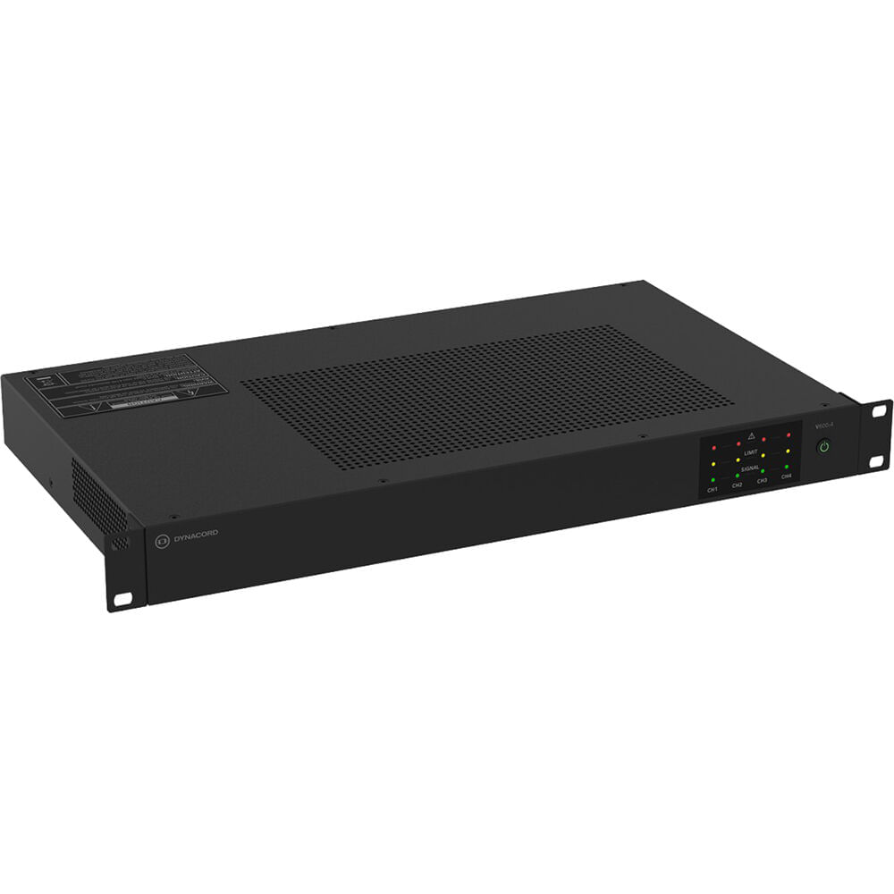 Amplificador de Potencia Multicanal Dynacord V600: 4 Canales, 600W, Enfriamiento Dual, Conectores Eu 1760421-REG Amplificador de Potencia Multicanal Dynacord V600: 4 Canales, 600W, Enfriamiento Dual, Conectores Eu 1760421-REG
