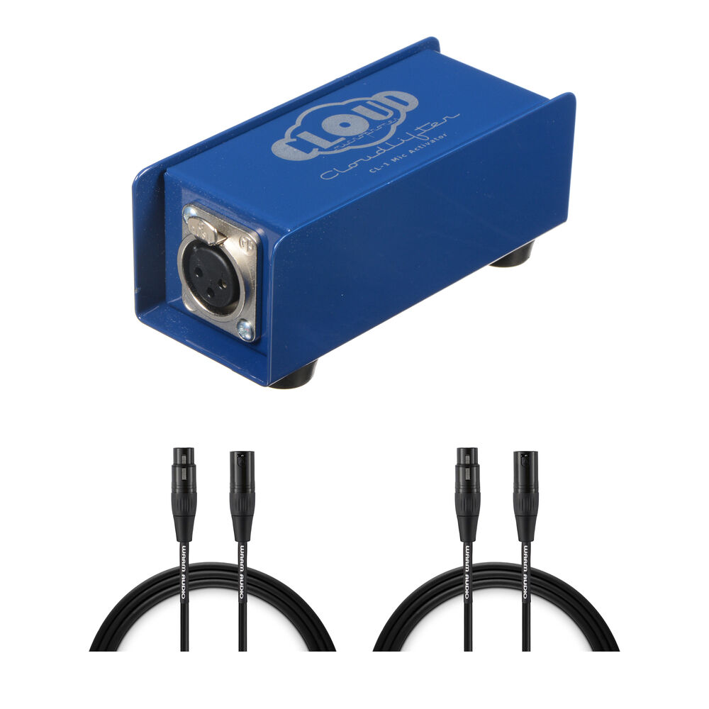 Kit Activador de Micrófono Cloud Microphones Cloudlifter CL-1 con Cables XLR Warm Pro - +25 dB de Ga 1639102-REG Kit Activador de Micrófono Cloud Microphones Cloudlifter CL-1 con Cables XLR Warm Pro - +25 dB de Ga 1639102-REG