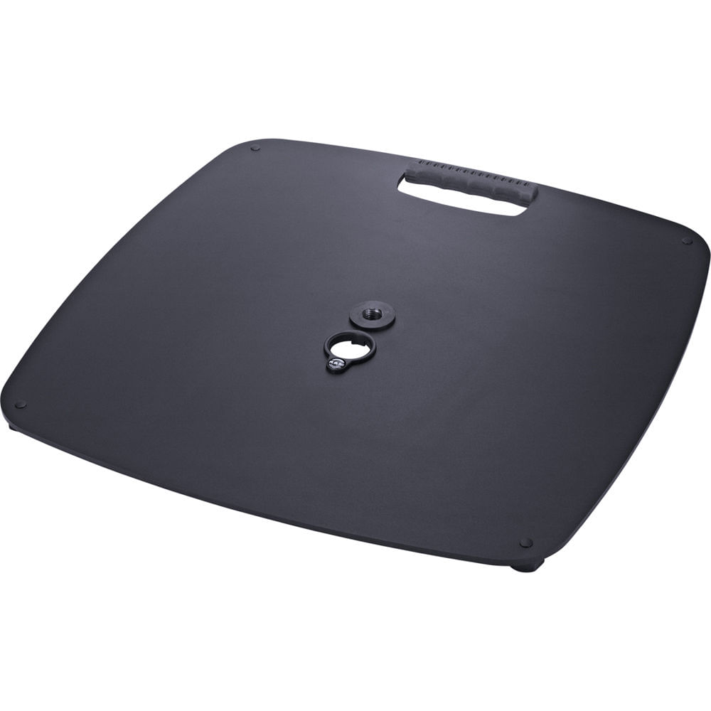 K&M Base Plate para Varillas de Distancia y Combinaciones de Tubos Seleccionados (Negro Estructurado 1225510-REG K&M Base Plate para Varillas de Distancia y Combinaciones de Tubos Seleccionados (Negro Estructurado 1225510-REG