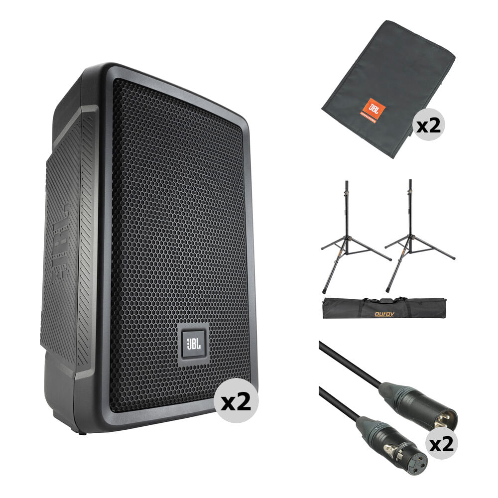Kit de Altavoz Portátil JBL IRX108BT con Cubiertas, Soportes y Cables - Ideal para Músicos, Presenta 1814101-REG Kit de Altavoz Portátil JBL IRX108BT con Cubiertas, Soportes y Cables - Ideal para Músicos, Presenta 1814101-REG