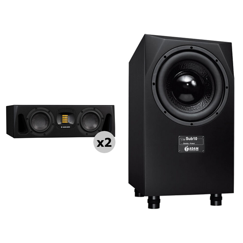 Kit de Monitores de Estudio Activos Adam Professional Audio A44H Dual de 4 Kit de Monitores de Estudio Activos Adam Professional Audio A44H Dual de 4