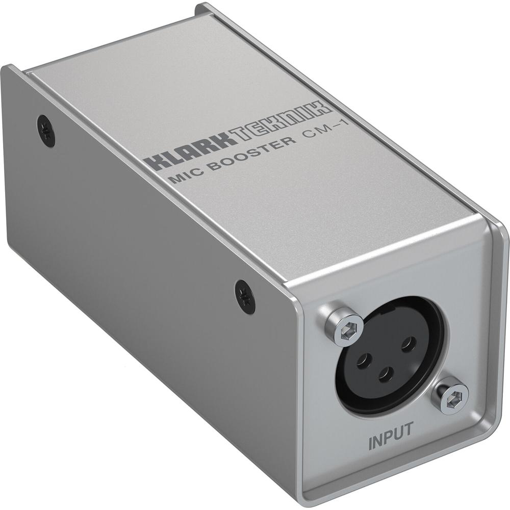 Klark Teknik Mic Booster CM-1: Preamplificador de Micrófono In-Line con Aumento de +25 dB, Ideal par 1819719-REG Klark Teknik Mic Booster CM-1: Preamplificador de Micrófono In-Line con Aumento de +25 dB, Ideal par 1819719-REG