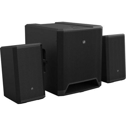 LD Systems DAVE 15 G4X Sistema PA Compacto 2.1 2060W con Bluetooth y Mezclador Integrado 1750939-REG
