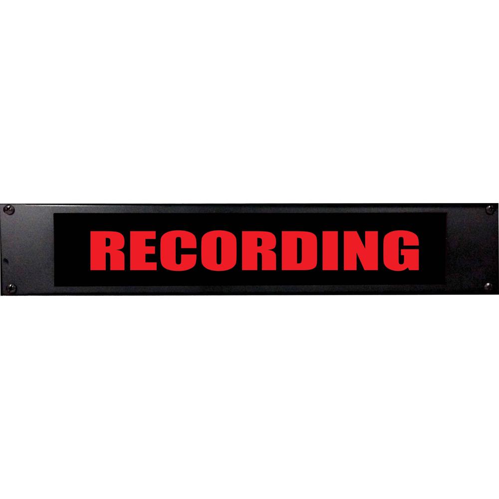 Letrero de Grabación American Recorder con LEDs (2 RU, Inglés, Rojo) 1351169-REG Letrero de Grabación American Recorder con LEDs (2 RU, Inglés, Rojo) 1351169-REG