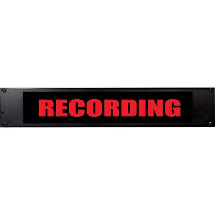 Letrero de Grabación American Recorder con LEDs (2 RU, Inglés, Rojo) 1351169-REG Letrero de Grabación American Recorder con LEDs (2 RU, Inglés, Rojo) 1351169-REG