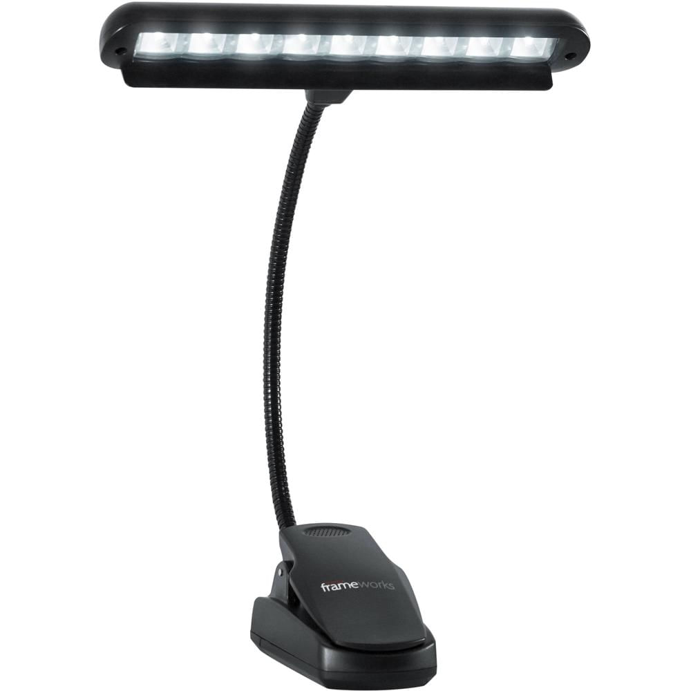 Lámpara LED Clip-On Gator GFW-MUS-LED con Cuello Ajustable, Alimentada por Batería, Diseño de Abraza 1222504-REG Lámpara LED Clip-On Gator GFW-MUS-LED con Cuello Ajustable, Alimentada por Batería, Diseño de Abraza 1222504-REG