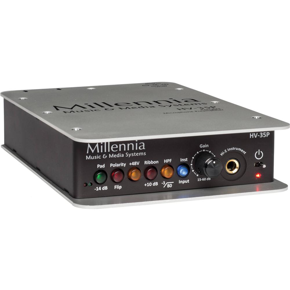 Micrófono y Preamplificador de Instrumentos Portátil Millennia HV-35P (Canal Único) 1128842-REG Micrófono y Preamplificador de Instrumentos Portátil Millennia HV-35P (Canal Único) 1128842-REG