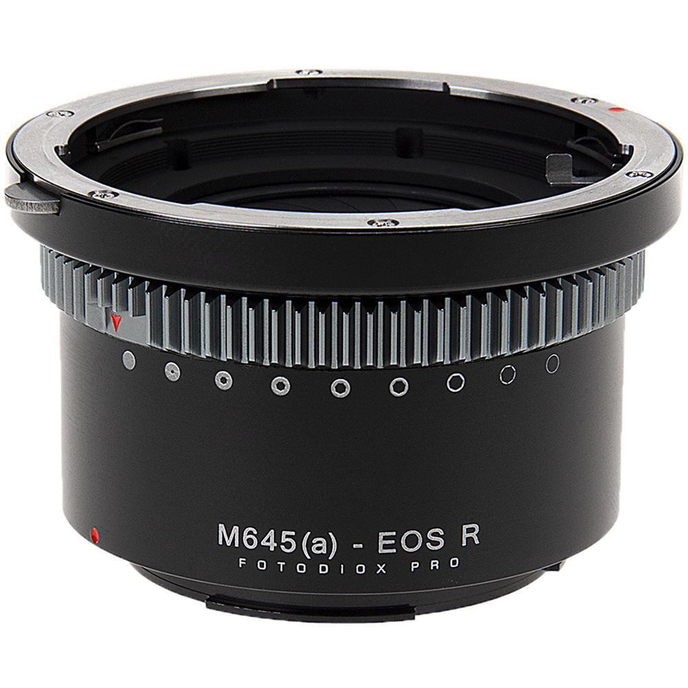 Adaptador de Lente FotodioX Mamiya 645 AF/AFD a Cámara Canon RF - Enfoque a Infinito, Montura de Lat 1486290-REG Adaptador de Lente FotodioX Mamiya 645 AF/AFD a Cámara Canon RF - Enfoque a Infinito, Montura de Lat 1486290-REG