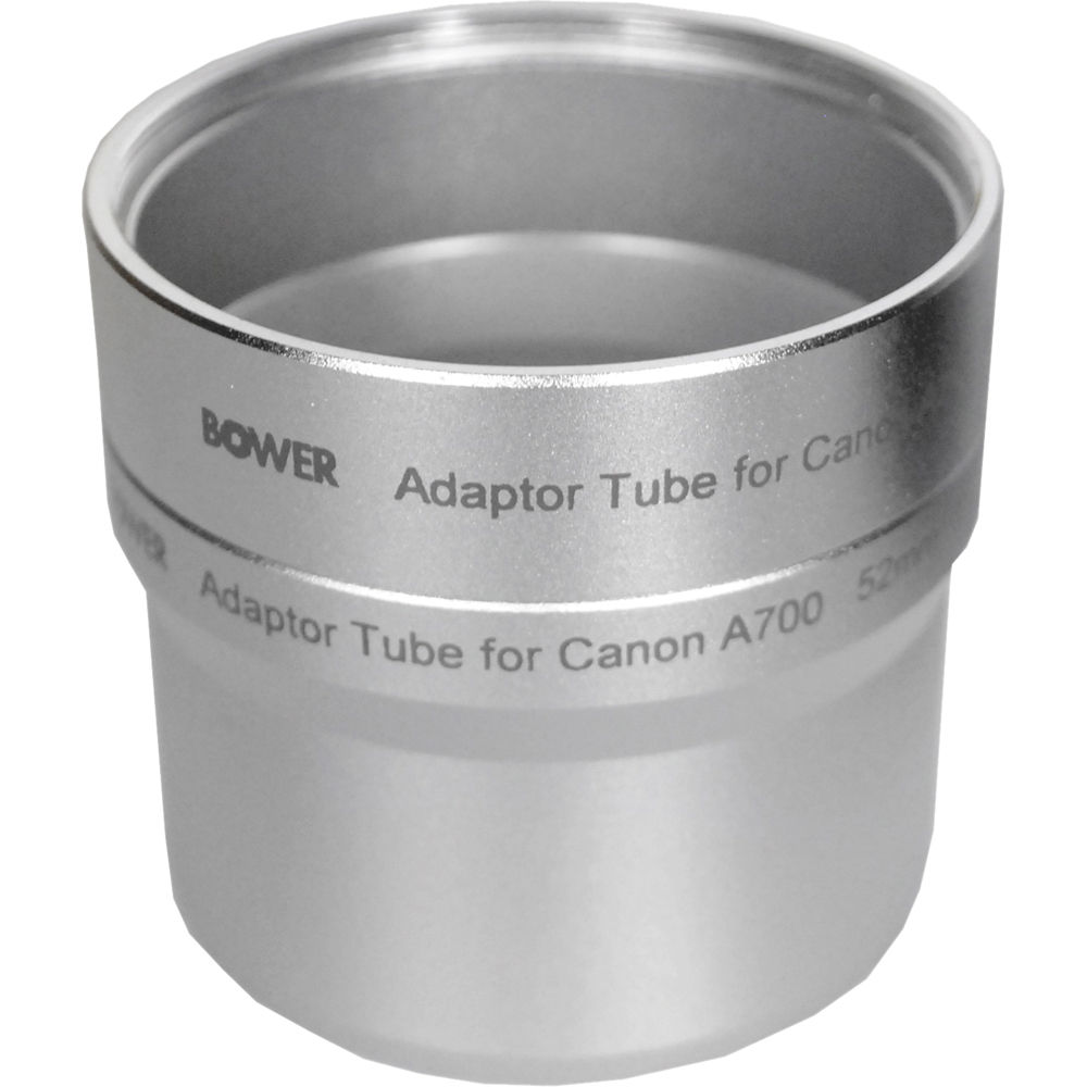 Adaptador de Tubo 52mm para Canon A700/A710/A720 - Montaje Frontal, Compatible con Lentes Auxiliares 811184-REG Adaptador de Tubo 52mm para Canon A700/A710/A720 - Montaje Frontal, Compatible con Lentes Auxiliares 811184-REG