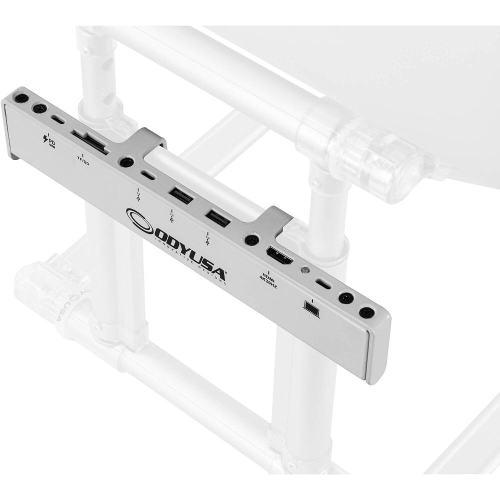 Soporte para Laptop Odyssey HUBPRO Pro Media Hub con Puertos USB-C, USB-A, HDMI y Lector de Tarjetas 1783775-REG Soporte para Laptop Odyssey HUBPRO Pro Media Hub con Puertos USB-C, USB-A, HDMI y Lector de Tarjetas 1783775-REG