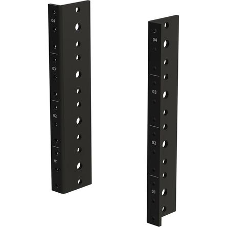 Soporte de Riel Gator para Estuches Rackmount de 10 RU (Par) - Construcción de Acero de 16 Ga, Perfo 1352422-REG Soporte de Riel Gator para Estuches Rackmount de 10 RU (Par) - Construcción de Acero de 16 Ga, Perfo 1352422-REG