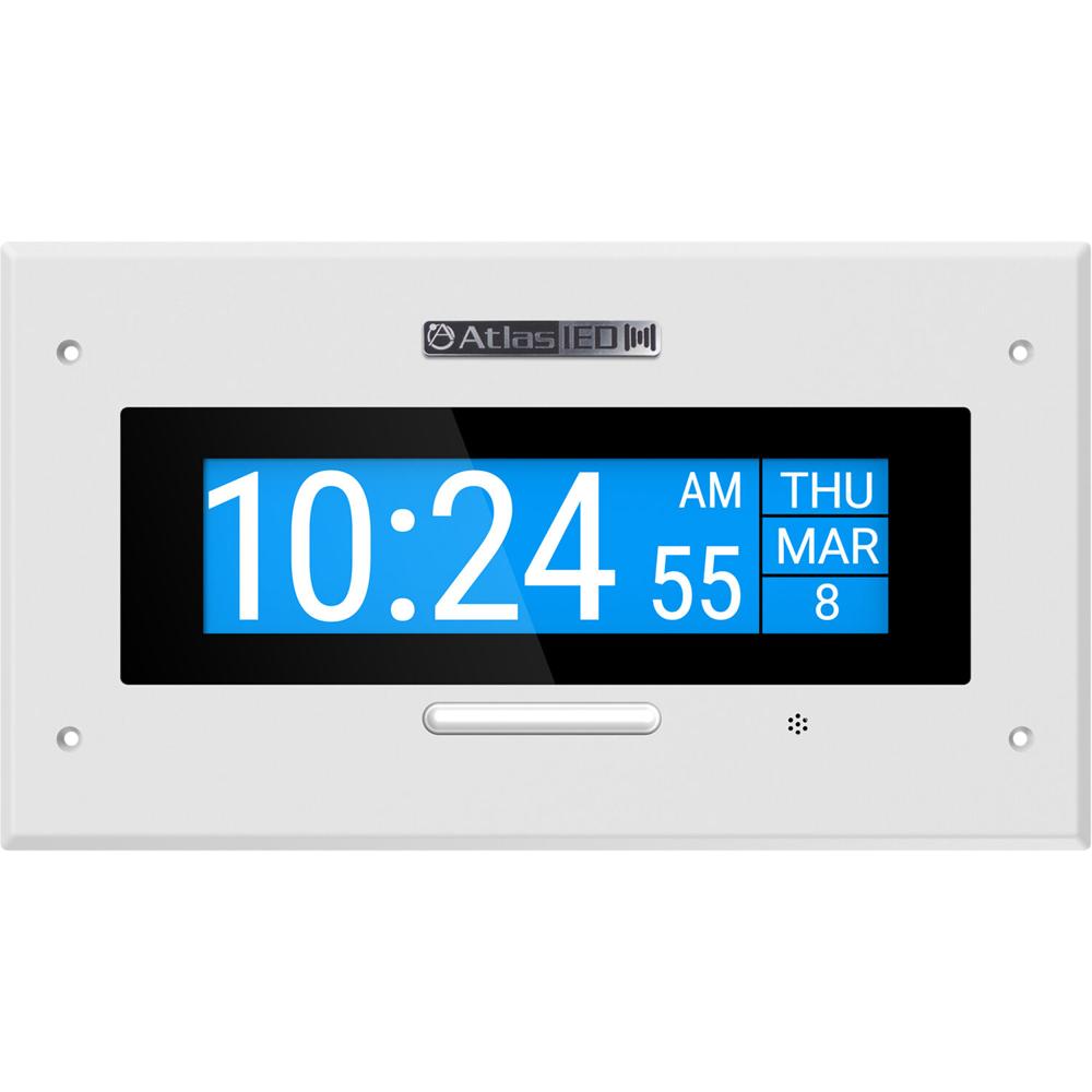 AtlasIED IP-DMF PoE+ Pantalla LCD de Montaje en Pared Interior con Micrófono de Retroalimentación y 1736306-REG AtlasIED IP-DMF PoE+ Pantalla LCD de Montaje en Pared Interior con Micrófono de Retroalimentación y 1736306-REG