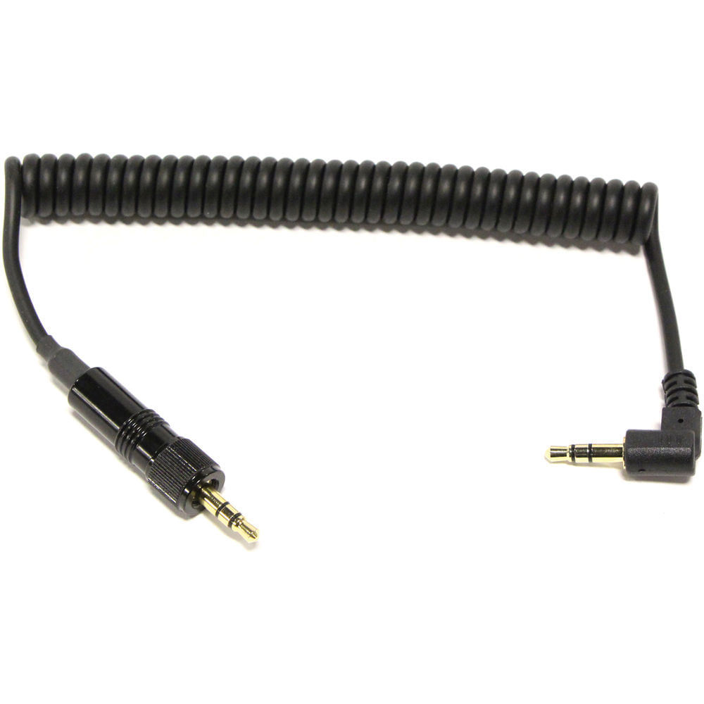 Cable Techniques 3.5mm TRS to 3.5mm TRS Right-Angle Coiled Unbalanced Cable (8 Cable Techniques 3.5mm TRS to 3.5mm TRS Right-Angle Coiled Unbalanced Cable (8