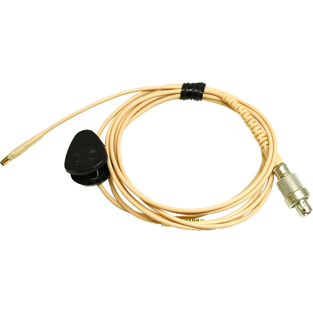 Cable de Micrófono DPA Microphones para Auriculares, Conector S2 a 3 Pines LEMO (Beige) - Compatible 1461536-REG Cable de Micrófono DPA Microphones para Auriculares, Conector S2 a 3 Pines LEMO (Beige) - Compatible 1461536-REG