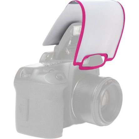 Difusor LumiQuest Soft Screen (Rosa Neón) para Cámaras DSLR con Flash Incorporado - Suaviza Sombras, 1369608-REG Difusor LumiQuest Soft Screen (Rosa Neón) para Cámaras DSLR con Flash Incorporado - Suaviza Sombras, 1369608-REG