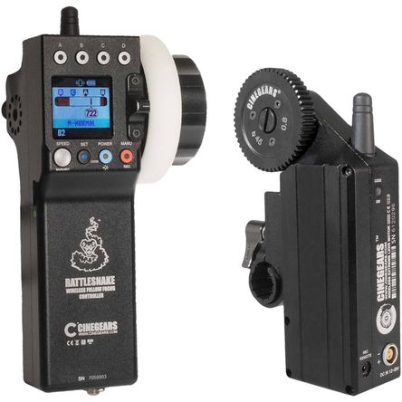 CINEGEARS Rattlesnake Kit Completo con Motor Extremo: Control de Enfoque, Iris y Zoom a 650', 20 Hor 1344707-REG CINEGEARS Rattlesnake Kit Completo con Motor Extremo: Control de Enfoque, Iris y Zoom a 650', 20 Hor 1344707-REG