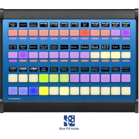Controlador Modular SKAARHOJ XPoint 48 con Blue Pill: 24 Botones 4-Vías Programables, OLED, 12 LEDs 1734719-REG