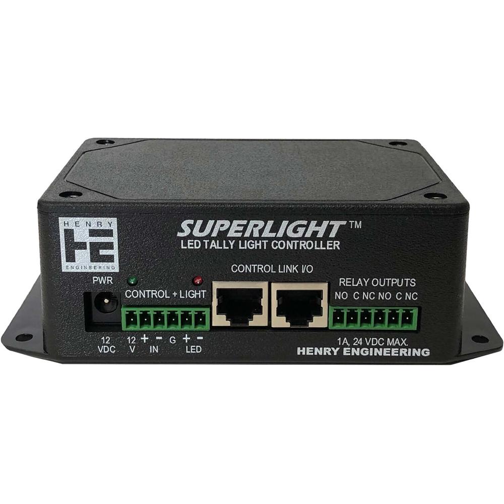 Controlador de Luz Tally LED SuperLight de Henry Engineering - Entrada de Control Euroblock, Control 1604564-REG Controlador de Luz Tally LED SuperLight de Henry Engineering - Entrada de Control Euroblock, Control 1604564-REG