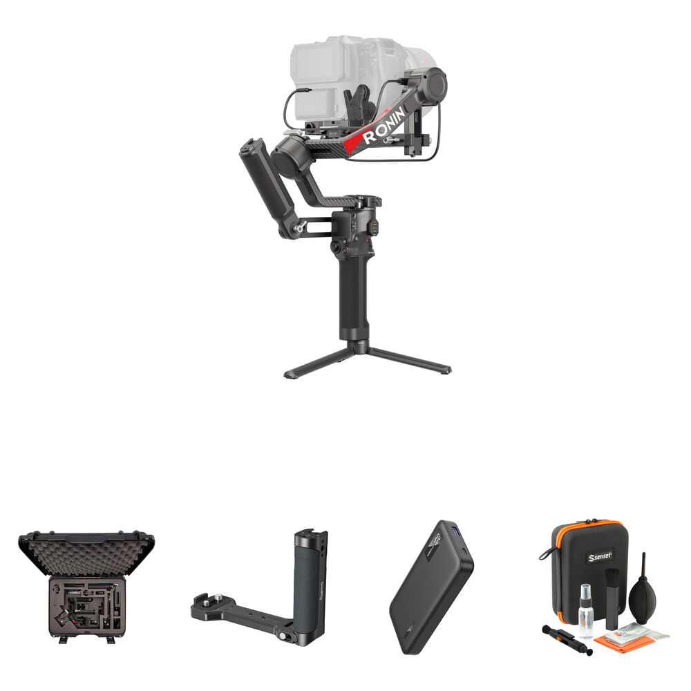 DJI RS 4 Pro Gimbal Stabilizer Combo Kit con Estuche Duro Nanuk y Mango Lateral 1834433-REG DJI RS 4 Pro Gimbal Stabilizer Combo Kit con Estuche Duro Nanuk y Mango Lateral 1834433-REG