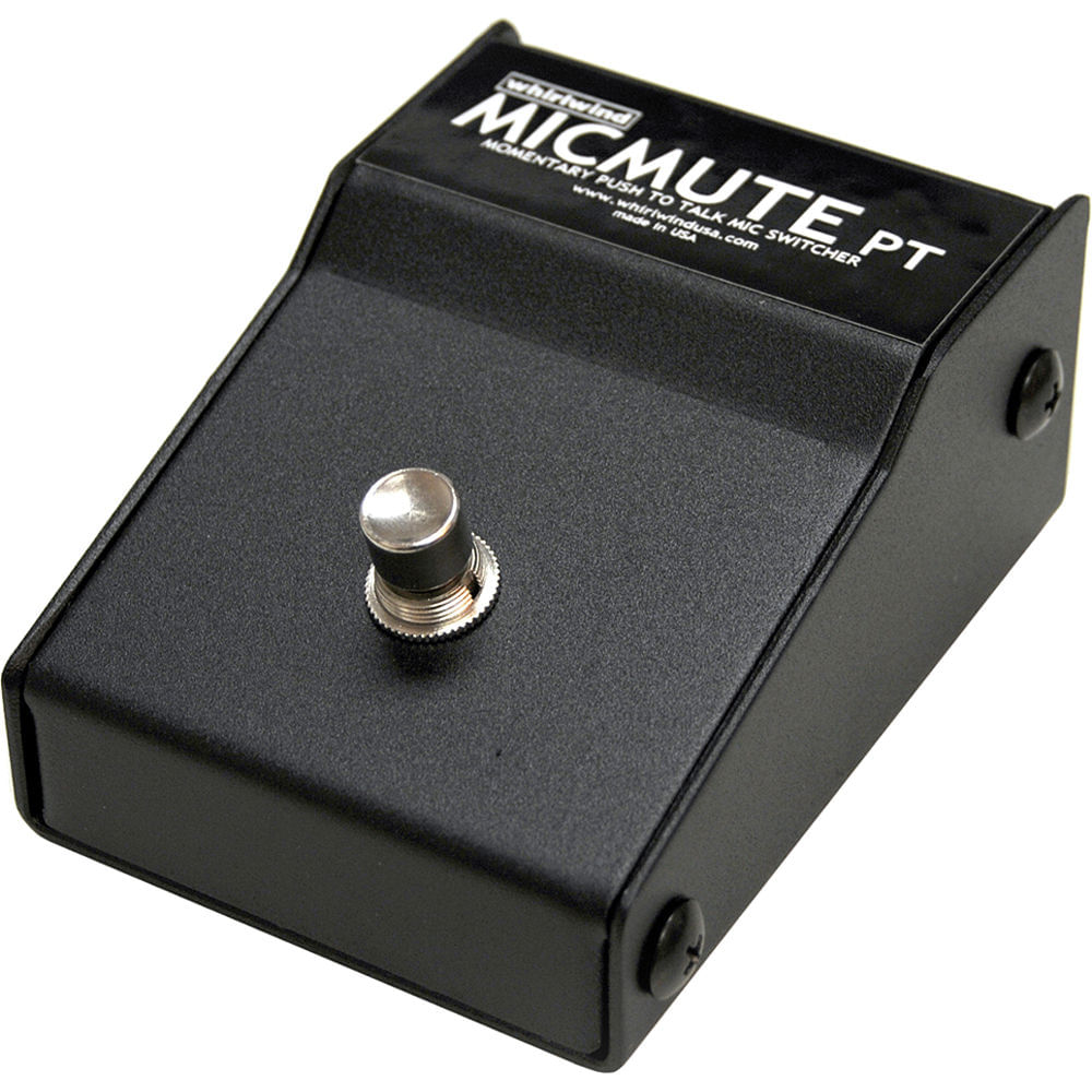 Whirlwind Micmute PT Push-to-Talk Switch (Pedal) 725926-REG Whirlwind Micmute PT Push-to-Talk Switch (Pedal) 725926-REG
