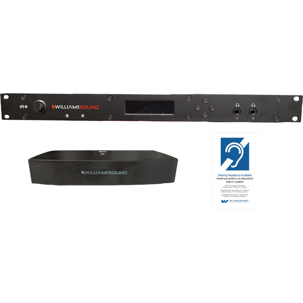 Williams Sound IR Plus Combo Dante - Sistema IR Plus 1695296-REG Williams Sound IR Plus Combo Dante - Sistema IR Plus 1695296-REG