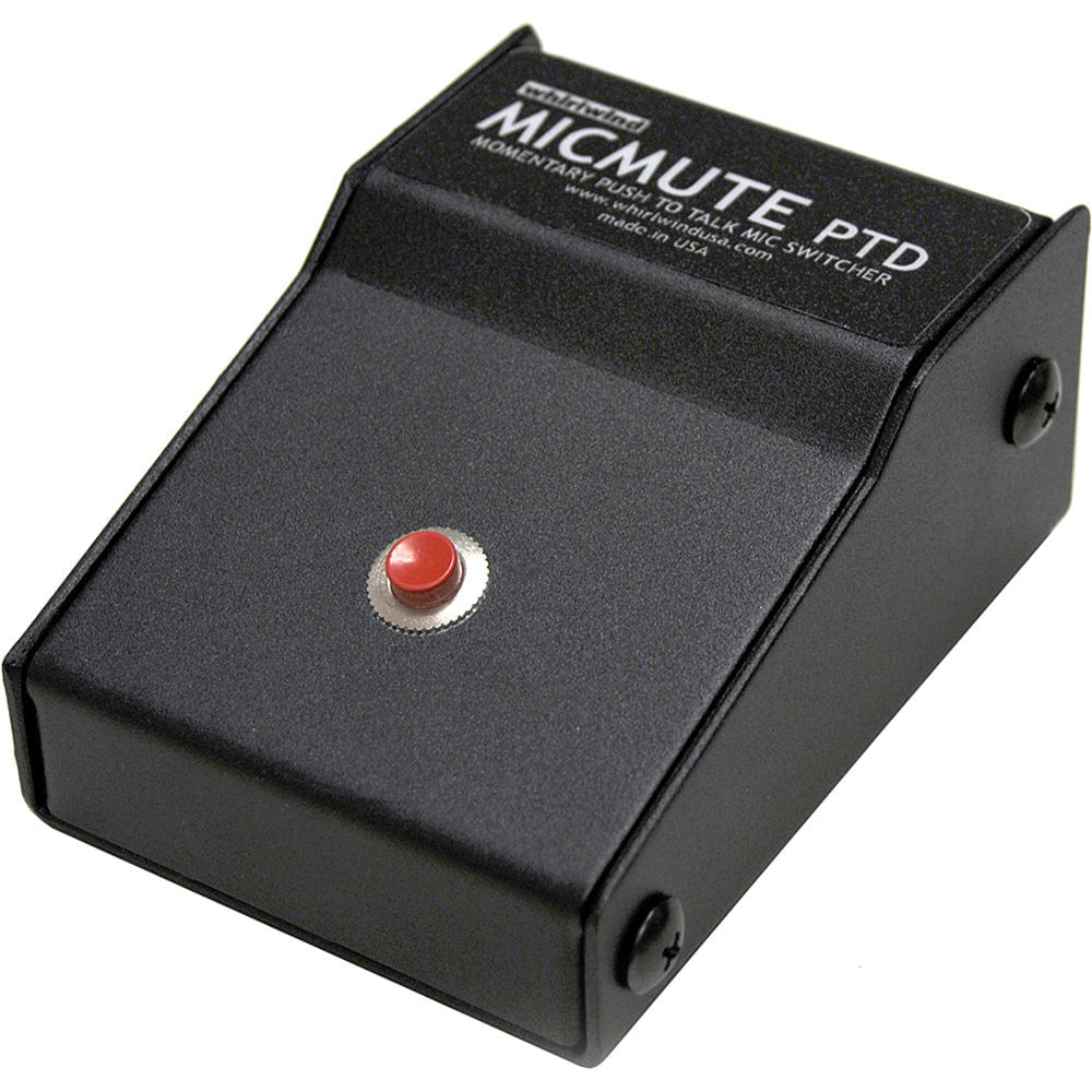 Whirlwind Micmute PTD Push-to-Talk Switch (Desktop) 725929-REG Whirlwind Micmute PTD Push-to-Talk Switch (Desktop) 725929-REG