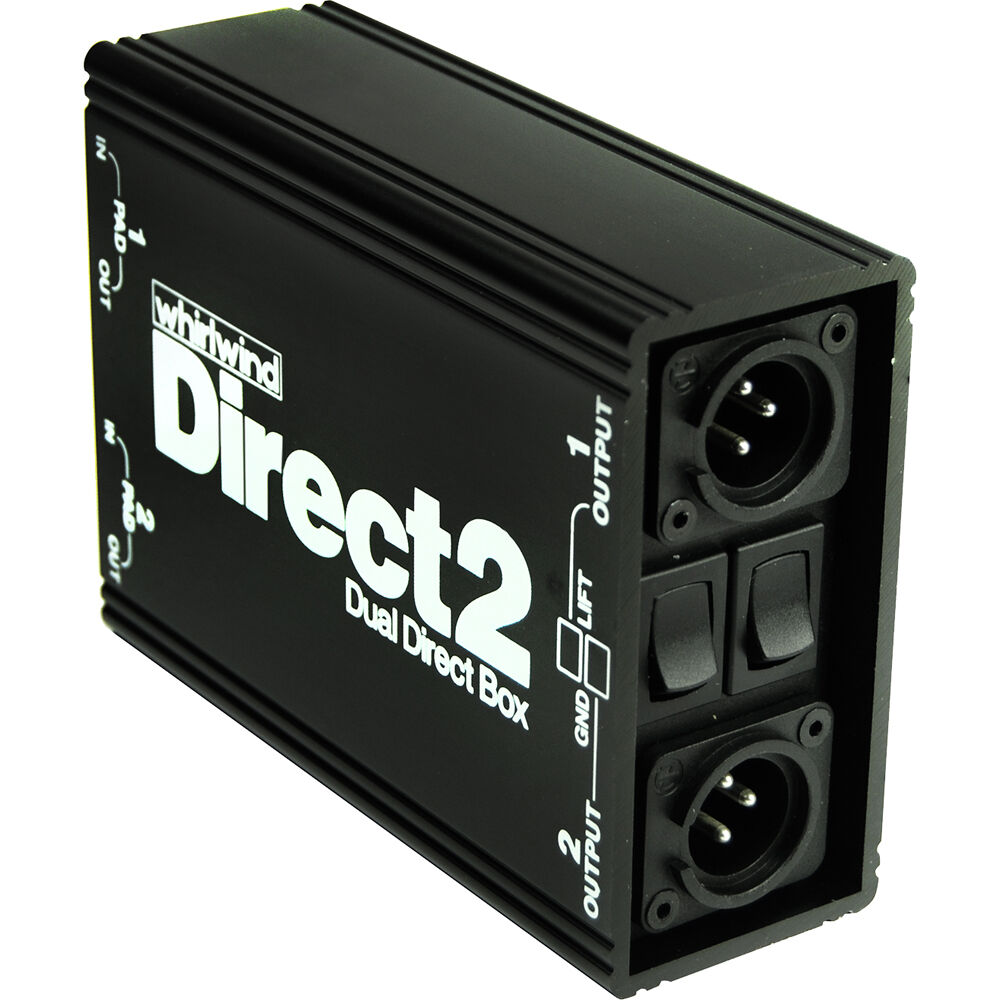 Whirlwind DIRECT2 Direct Box: Convertidor de Señales No Balanceadas a Balanceadas para Teclados Esté 351396-REG Whirlwind DIRECT2 Direct Box: Convertidor de Señales No Balanceadas a Balanceadas para Teclados Esté 351396-REG