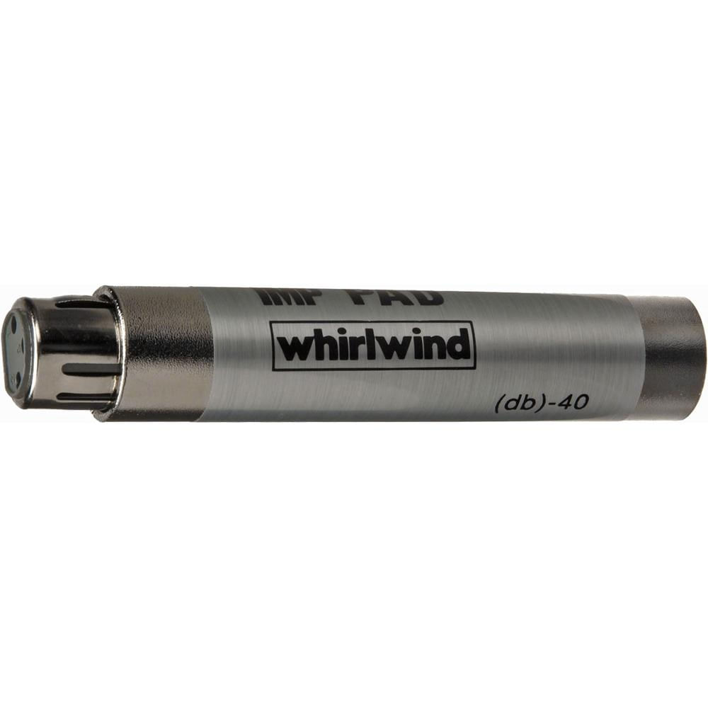 Whirlwind IMPAD40 - In-Line XLR Barrel Transformer with 40 dB Pad 351407-REG Whirlwind IMPAD40 - In-Line XLR Barrel Transformer with 40 dB Pad 351407-REG