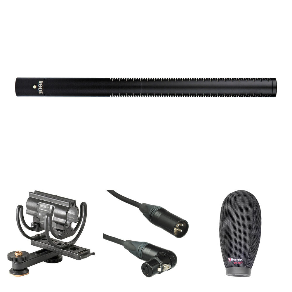 Kit de Micrófono de Escopeta RODE NTG3B Resistente a la Humedad con Soporte de Zapata Rycote, Parabr 1059723-REG Kit de Micrófono de Escopeta RODE NTG3B Resistente a la Humedad con Soporte de Zapata Rycote, Parabr 1059723-REG