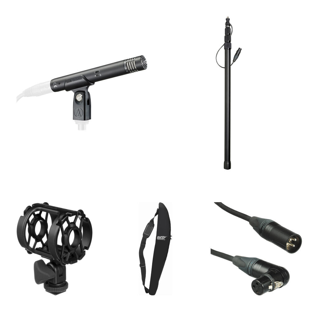 Kit de Micrófono de Condensador Hypercardioide Audio-Technica AT4053b con Soporte Universal DUSM-1, 764685-REG Kit de Micrófono de Condensador Hypercardioide Audio-Technica AT4053b con Soporte Universal DUSM-1, 764685-REG