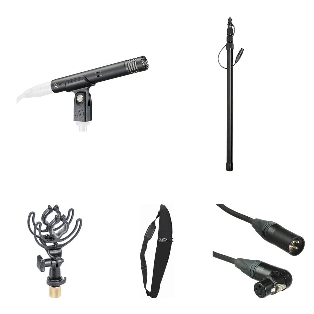 Kit de Micrófono de Condensador Hypercardioide Audio-Technica AT4053b con Soporte InVision, Trípode 764686-REG Kit de Micrófono de Condensador Hypercardioide Audio-Technica AT4053b con Soporte InVision, Trípode 764686-REG