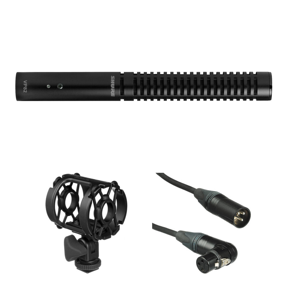 Kit de Micrófono Corto Shure VP82 para Cine Independiente, TV y Documentales con Soporte Antivibraci 835453-REG Kit de Micrófono Corto Shure VP82 para Cine Independiente, TV y Documentales con Soporte Antivibraci 835453-REG