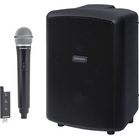 Sistema PA Portátil Samson Expedition Explor 200W Todo-en-Uno Inalámbrico con Bluetooth y Sistema XP 1732754-REG