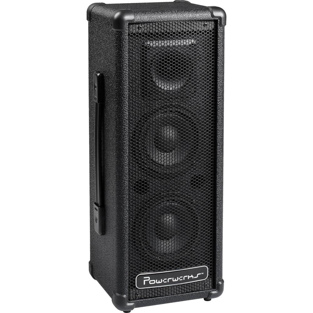 Sistema PA Personal Powerwerks PW50 de 50W con Mezclador de 3 Canales y Salida de Subwoofer 1071025-REG Sistema PA Personal Powerwerks PW50 de 50W con Mezclador de 3 Canales y Salida de Subwoofer 1071025-REG