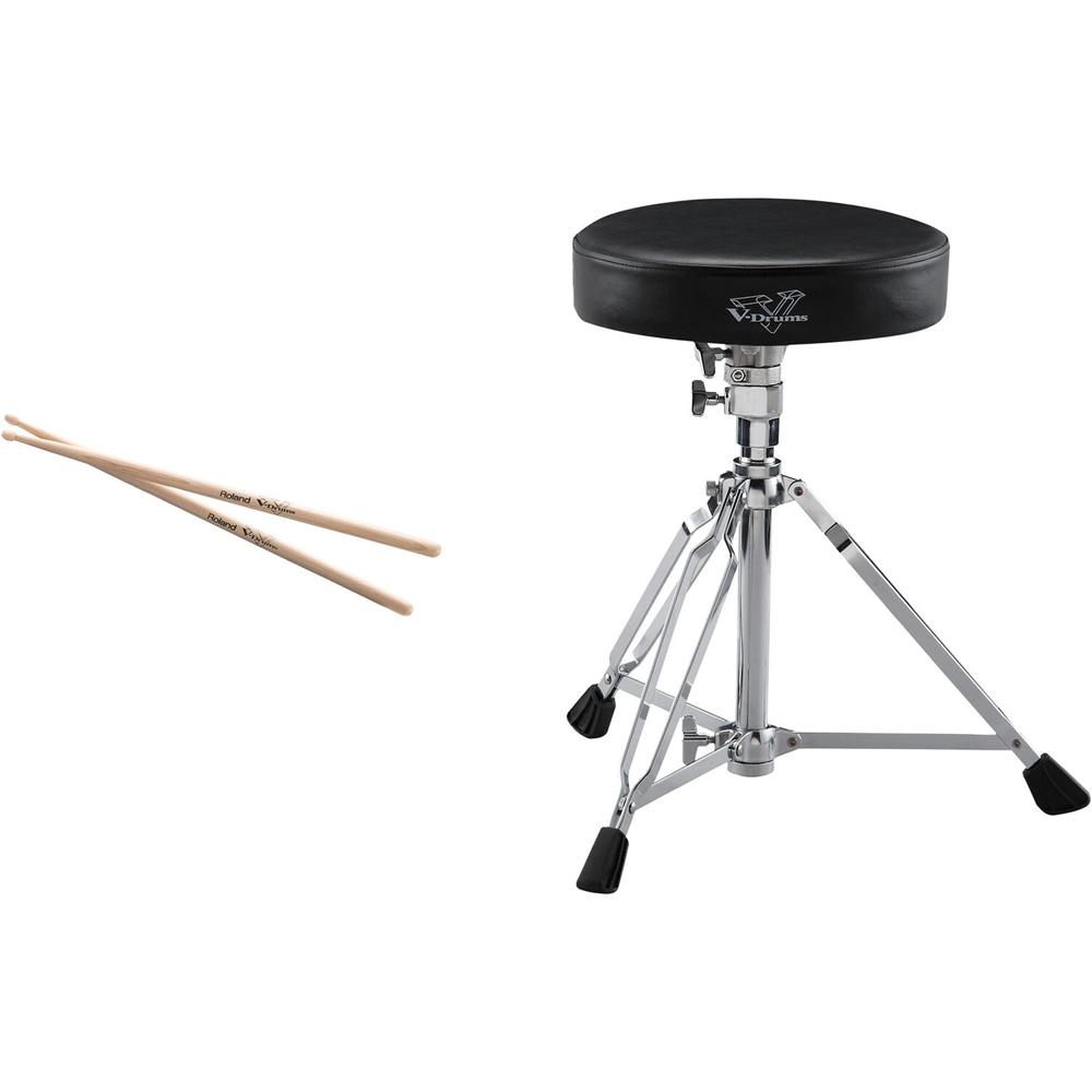 Roland DAP-2X Paquete de Accesorios: Silla de Batería y Par de Baquetas 1735800-REG Roland DAP-2X Paquete de Accesorios: Silla de Batería y Par de Baquetas 1735800-REG