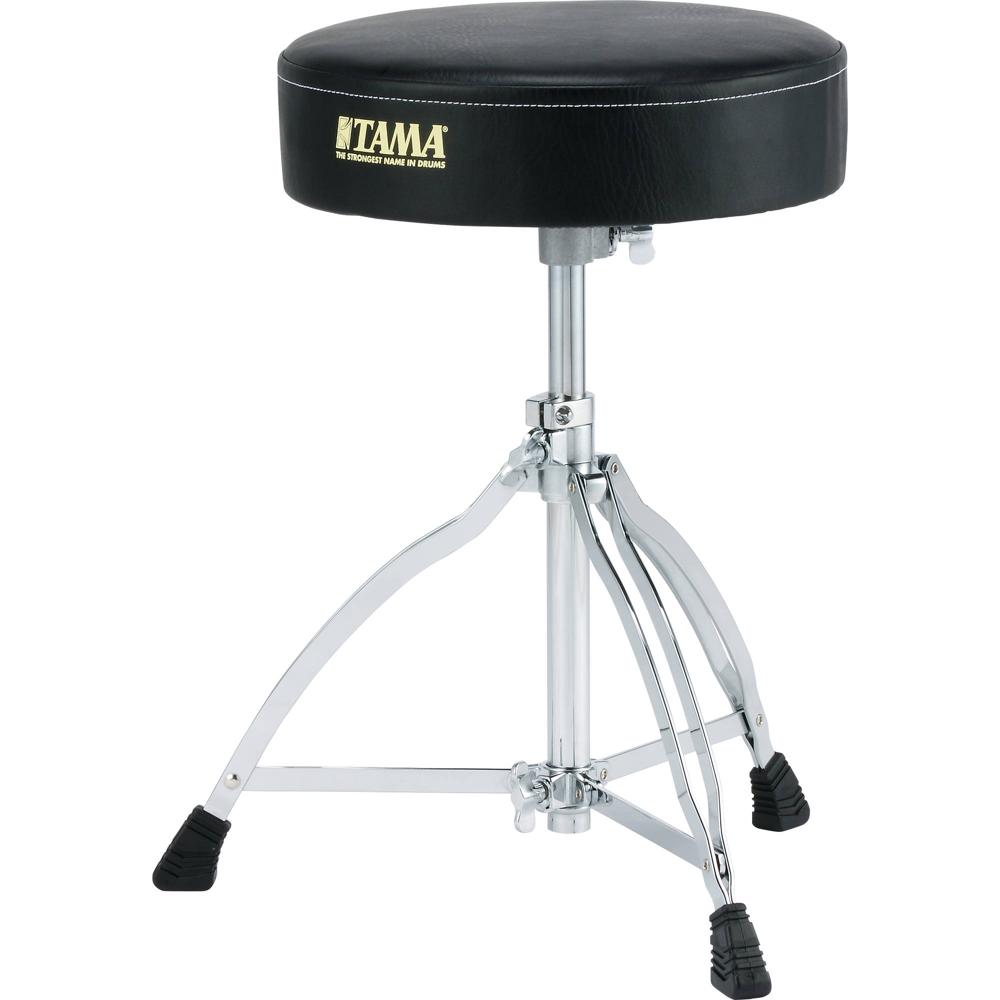 TAMA HT130 Silla de Tambor Estándar con Altura Ajustable, Patas Doble Refuerzo, Asiento Redondo Acol 1299402-REG TAMA HT130 Silla de Tambor Estándar con Altura Ajustable, Patas Doble Refuerzo, Asiento Redondo Acol 1299402-REG