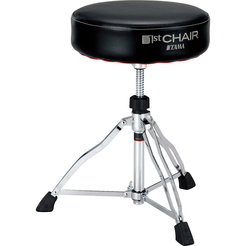 TAMA HT430B Round Rider Trio Drum Throne - Ajuste de Altura 19.0 a 25.8", Sistema de Ajuste Fácil, A